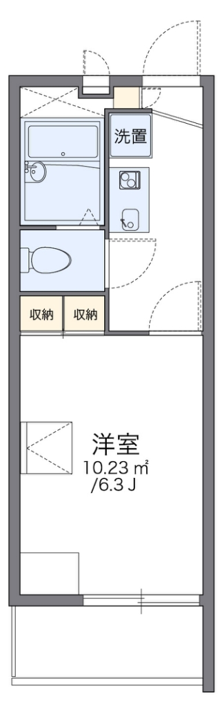 レオパレス雅 間取り