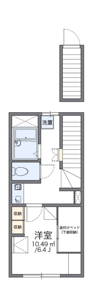 レオパレスハッピネス 間取り