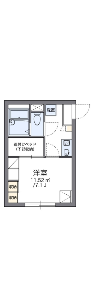 レオパレスヴェルデカーサ二俣川 間取り