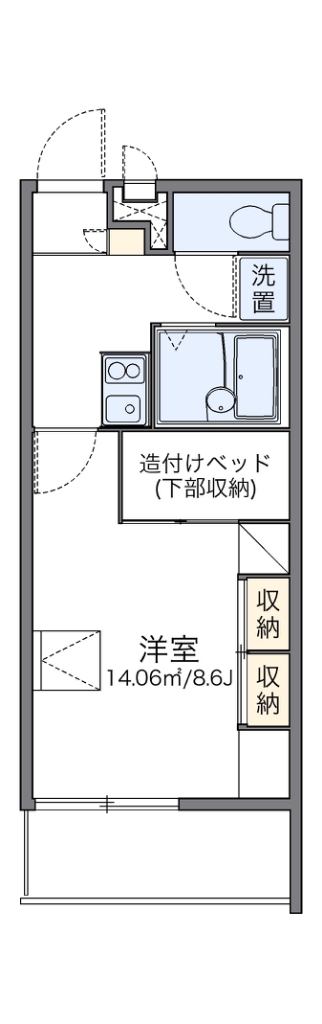 レオパレスサシェ 間取り