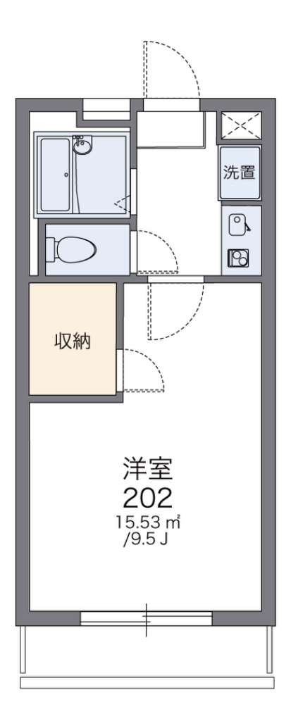 レオパレスパストラル 間取り