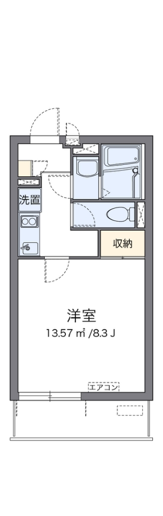 クレイノＴＡＫＡ　ゼータ 間取り