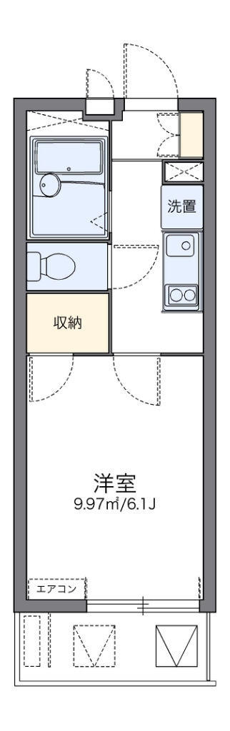 レオパレスＲｏａｄ　＆　Ｓｋｙ 間取り