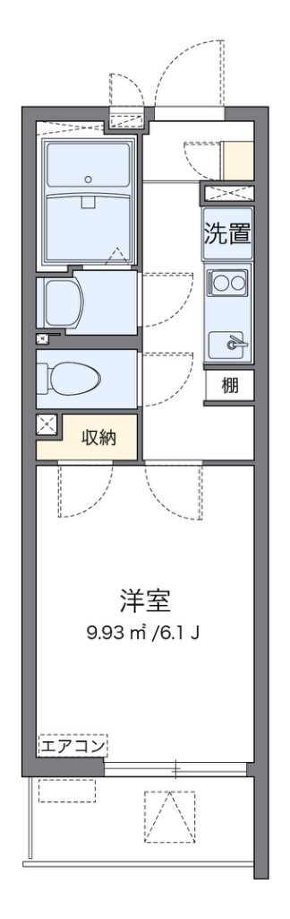 クレイノフラットメイト桜 間取り