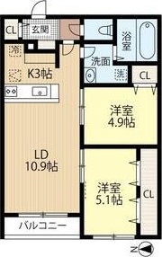 Atlantis　Hassamu 間取り