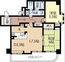 オリンピア南9条マンション 間取り