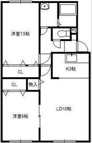シティハウス西野 間取り