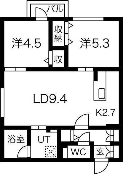 アルテ・ファシオ山鼻 間取り