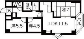 エクセルシュール二十四軒 間取り