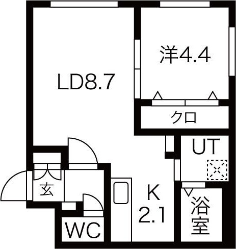 ラフレーズ発寒（LafraiseHassamu） 間取り