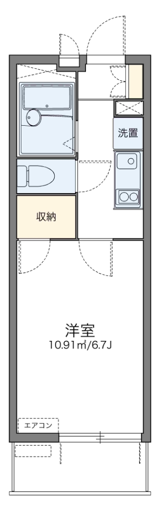 レオパレスカリス 間取り