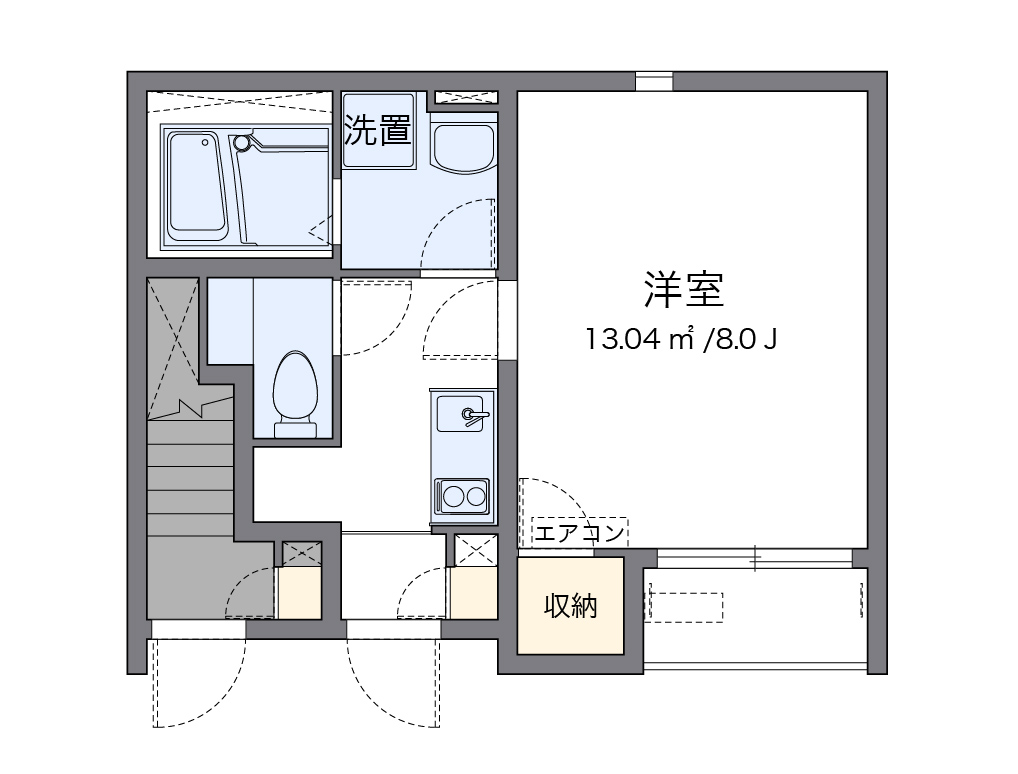 クレイノけやき 間取り