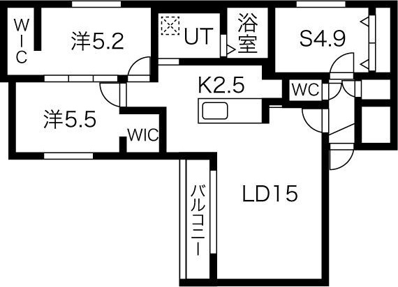 パーチェ円山裏参道 間取り