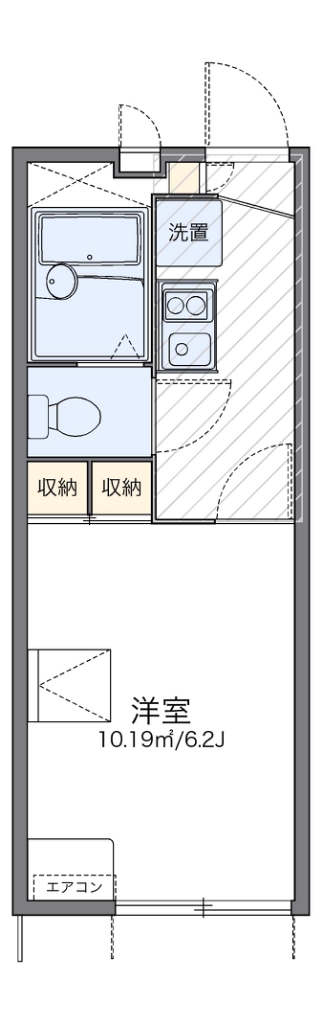 レオパレスロフテージミドリ 間取り