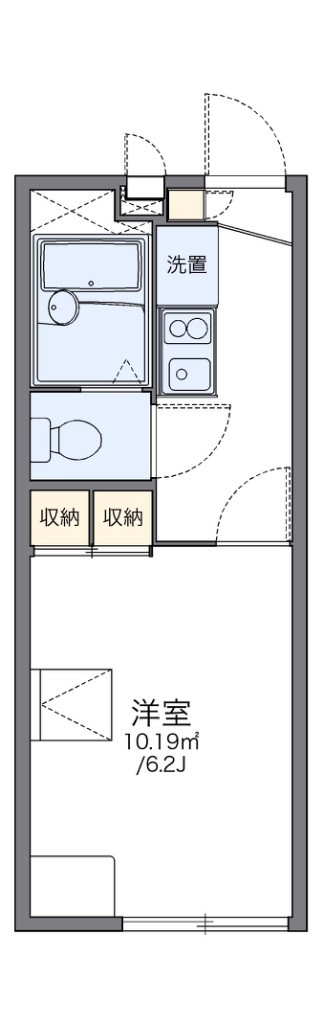 レオパレスビューティフル 間取り