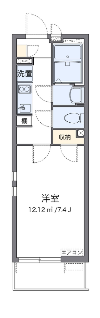クレイノクーラ　ルガル 間取り