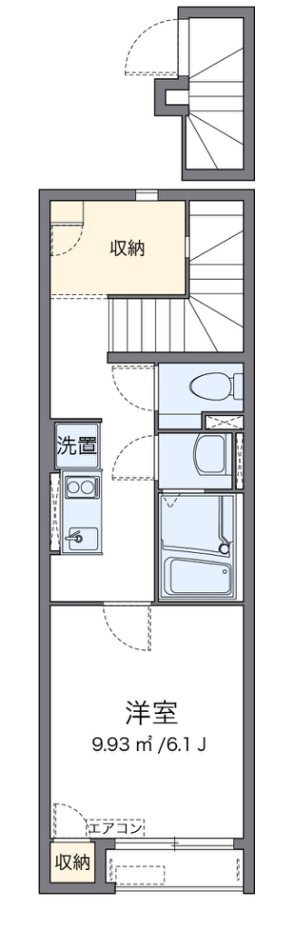 クレイノルーチェ　ガジン 間取り