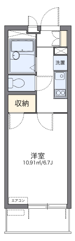 レオパレスグランドール 間取り