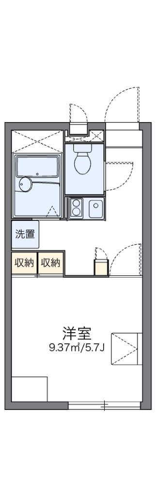 レオパレスレグルス 間取り