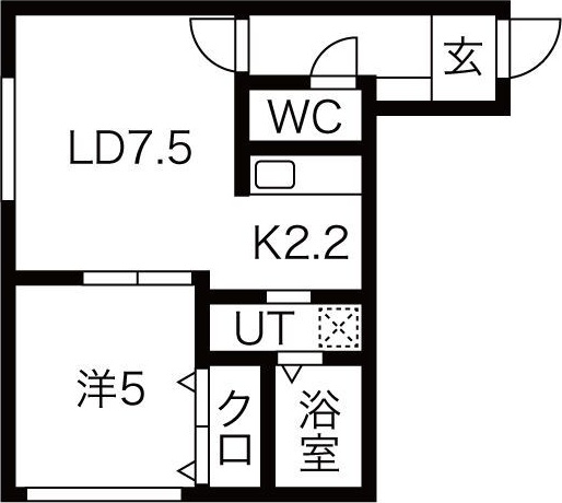 クラリス豊平Ⅱ 間取り