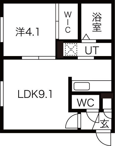 Bluebell Wood N19 間取り