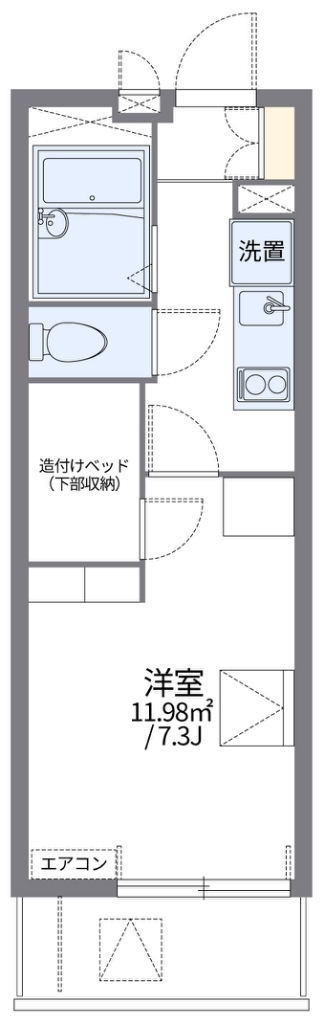 レオパレス大宮公園 間取り