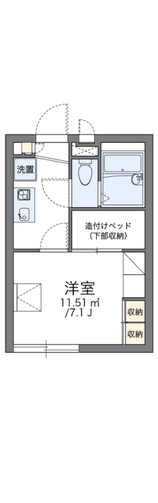 レオパレスティンカーベル 間取り
