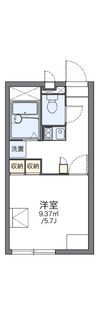 レオパレスすずらん 間取り