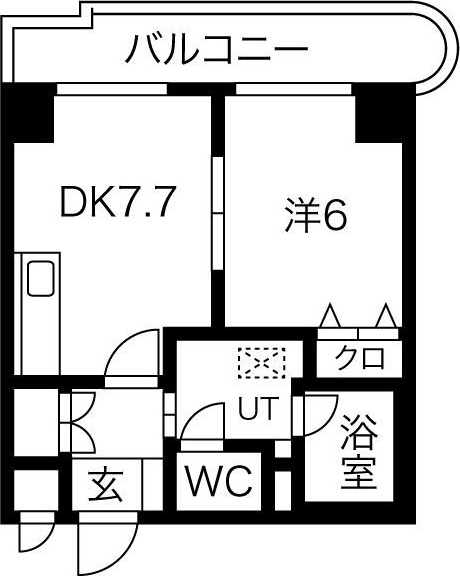 サンタの館医大前 間取り