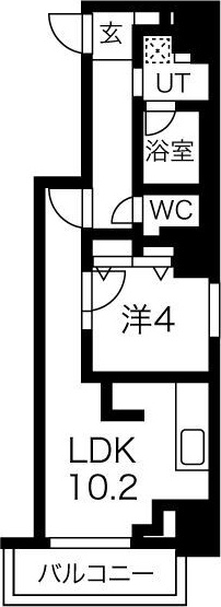 ラ・クラッセ札幌シティイースト 間取り