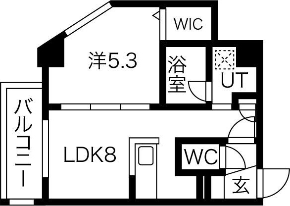 クラッセ北大前 間取り