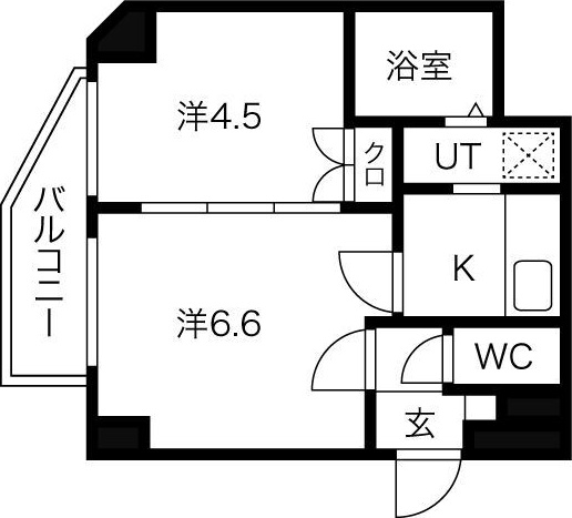 クオーレ円山公園 間取り