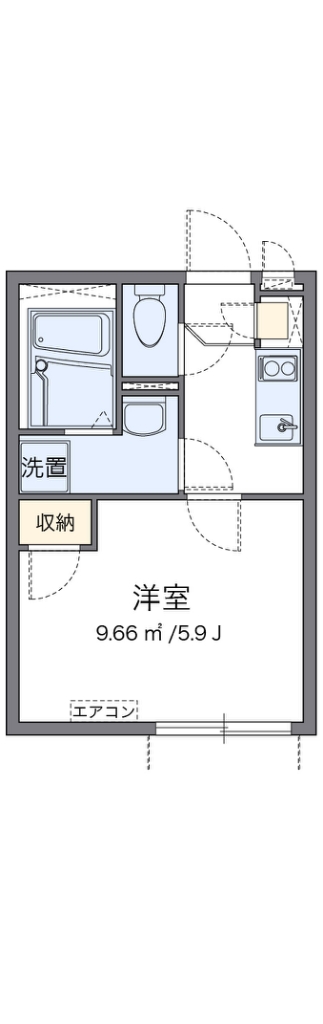 クレイノエスポワールⅤ 間取り
