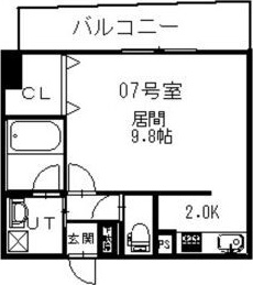 イオ南3条 間取り