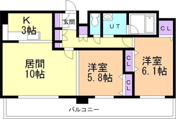 レフィナード新札幌 間取り