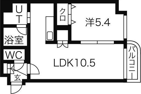 ハイコートN1 間取り