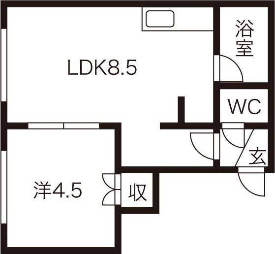 サウス厚別 間取り