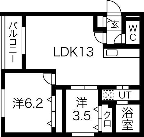 precious kita24(プレシャスキタ24) 間取り