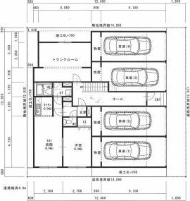 ヴィラ・フローラ 駐車場