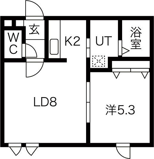 メトロサイドパレス24 間取り
