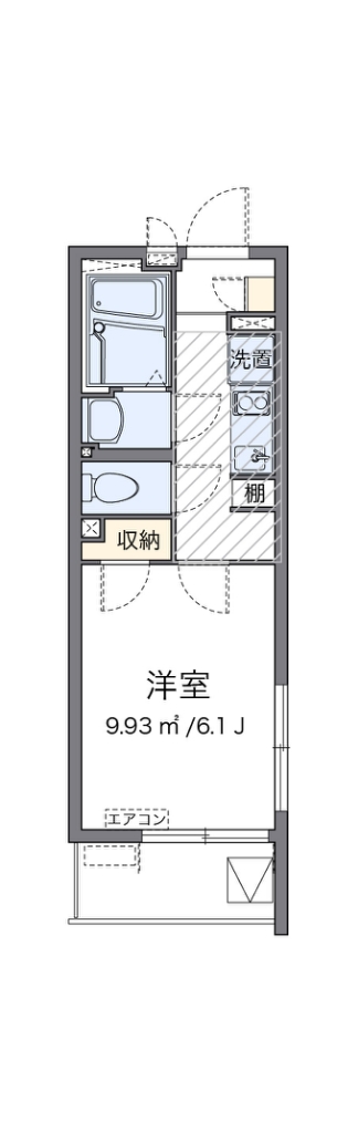クレイノパークピア火宮 間取り