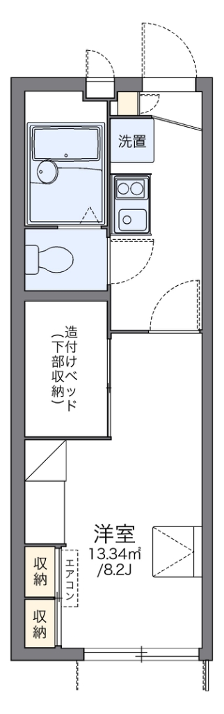 レオパレス武蔵野第３ 間取り