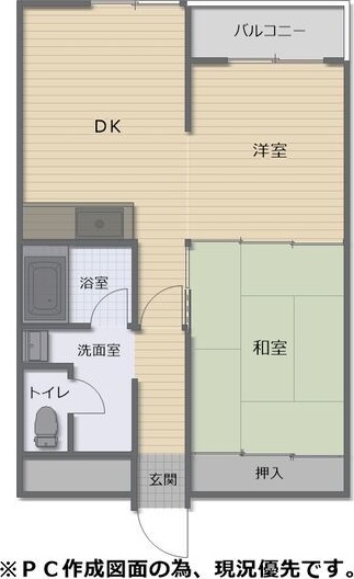 大谷地殿山ハイツ 間取り
