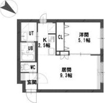 グランメール24-D 間取り