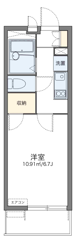 レオパレスカリス 間取り