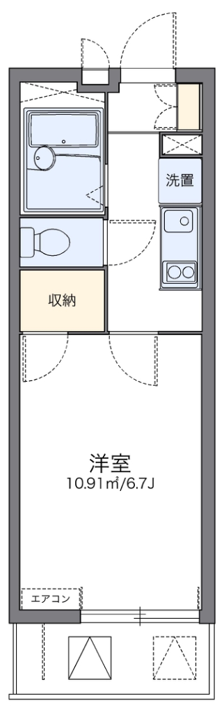 レオパレスアヴァンティ 間取り