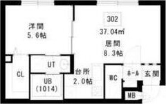 With Pet 新道東駅前 間取り