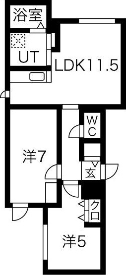 グランラヴィI 間取り