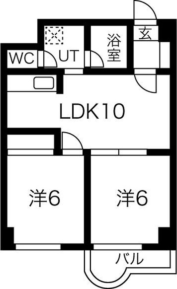 コート大谷地 間取り
