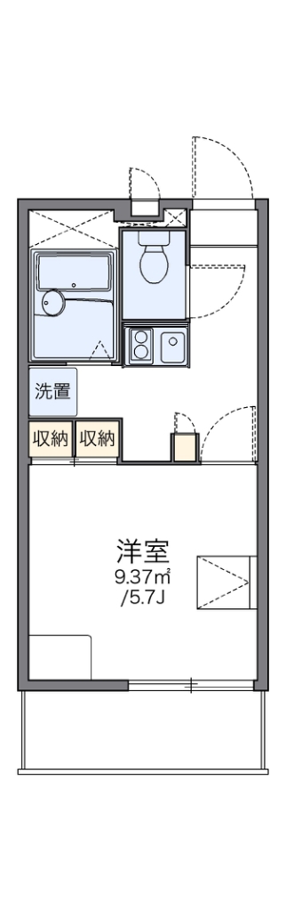 レオパレスレジデンス光丘 間取り